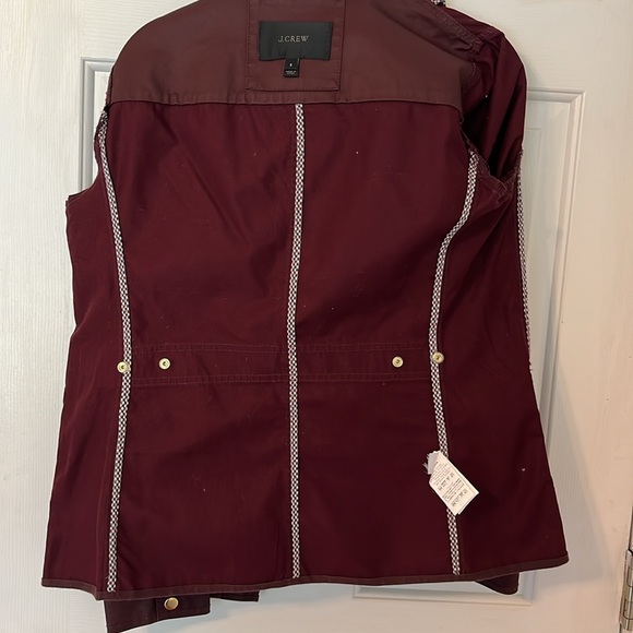 J. Crew Maroon Field Jacket Size Small - Picture 4 of 6